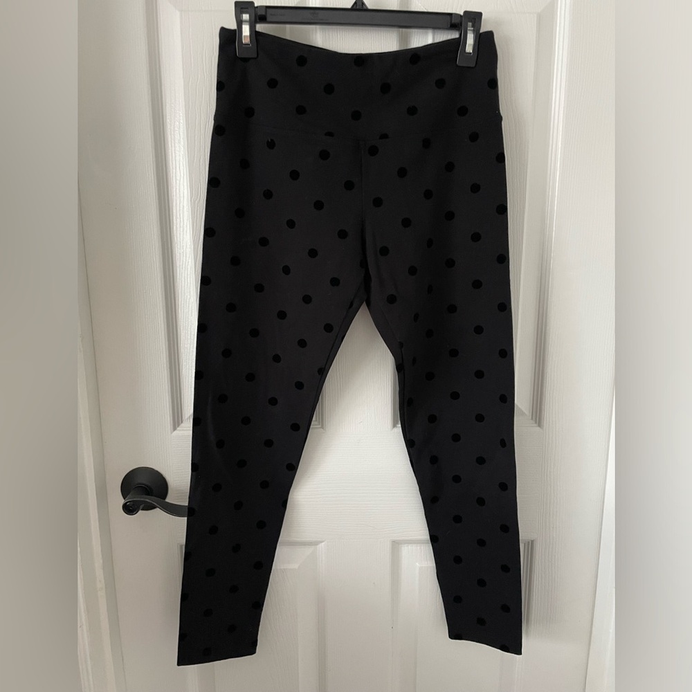 Suave Flocked Leggings, Size PM